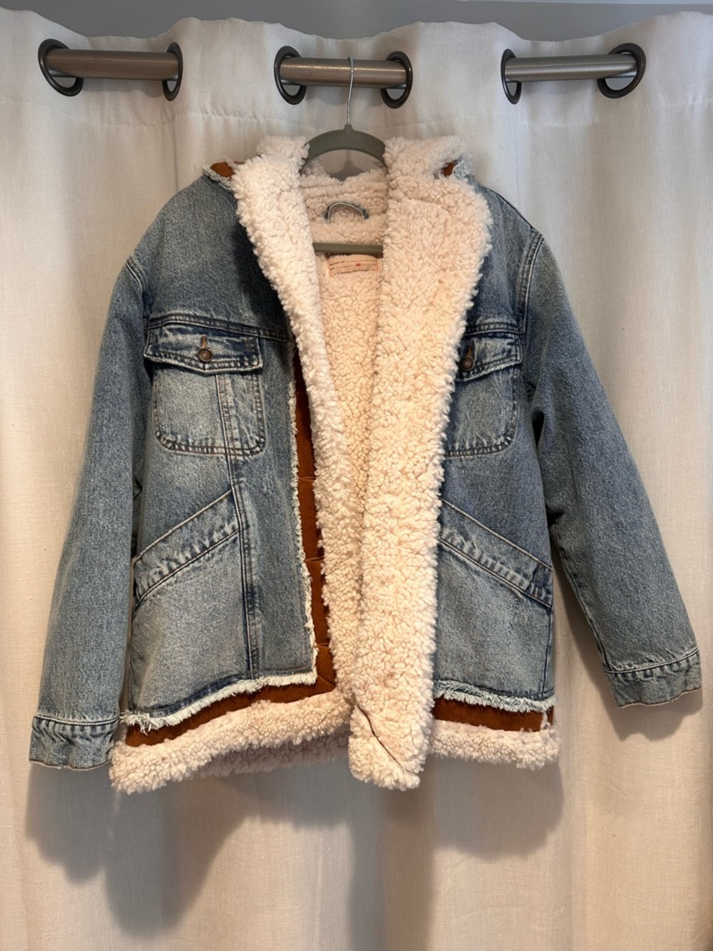 Free People We The Free Magnolia Denim Jacket XS